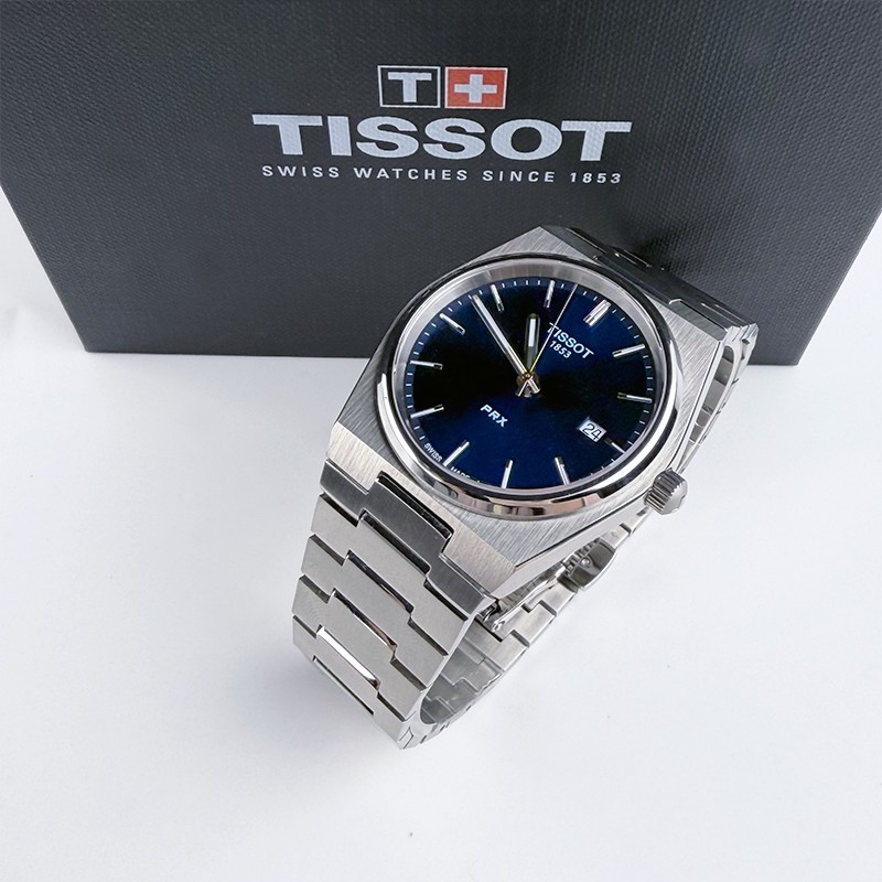 Tissot PRX/316L T137.410.11.041.00 Blue Dial Men's Quartz Chronograph Watch 40MM