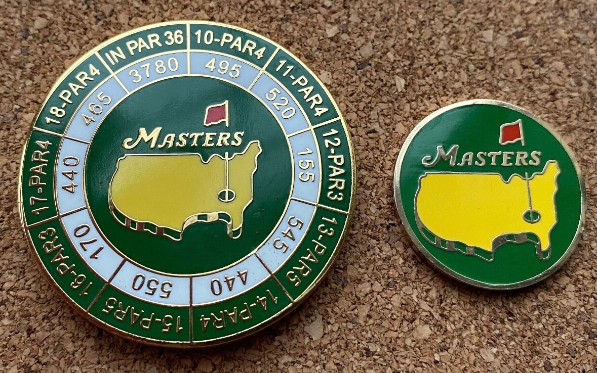 2024 Masters Tournament Coin and Magnetic Ball Marker Augusta National Mondomark