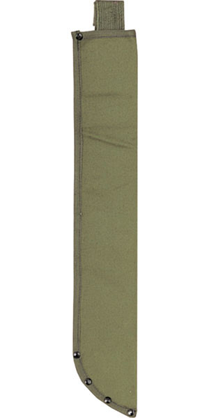 Olive Drab Canvas Machete Knife Sheath 18" OD Green Case Cover with Belt Loop