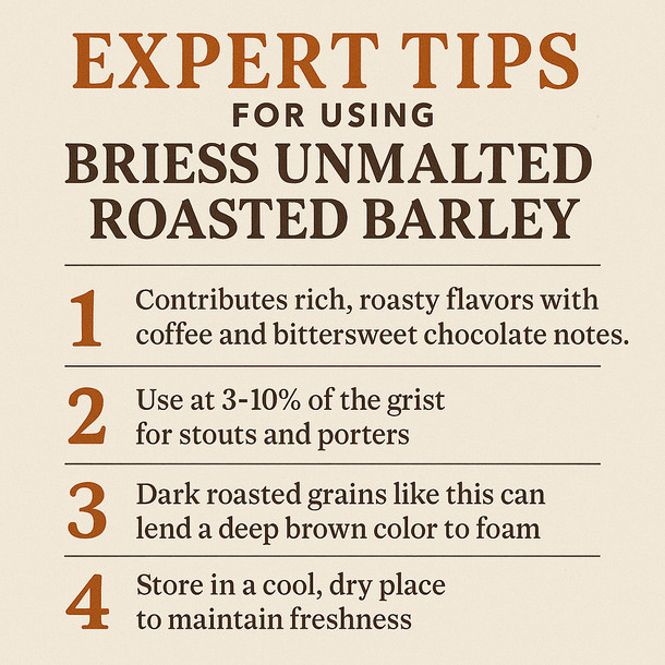 Briess Briess Unmalted Roasted Barley 1 lb