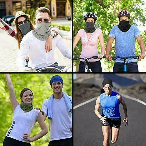 6 PCS Gator Face Mask - Unisex Reusable Cloth Neck Gaiter Face Mask Sleeve sport