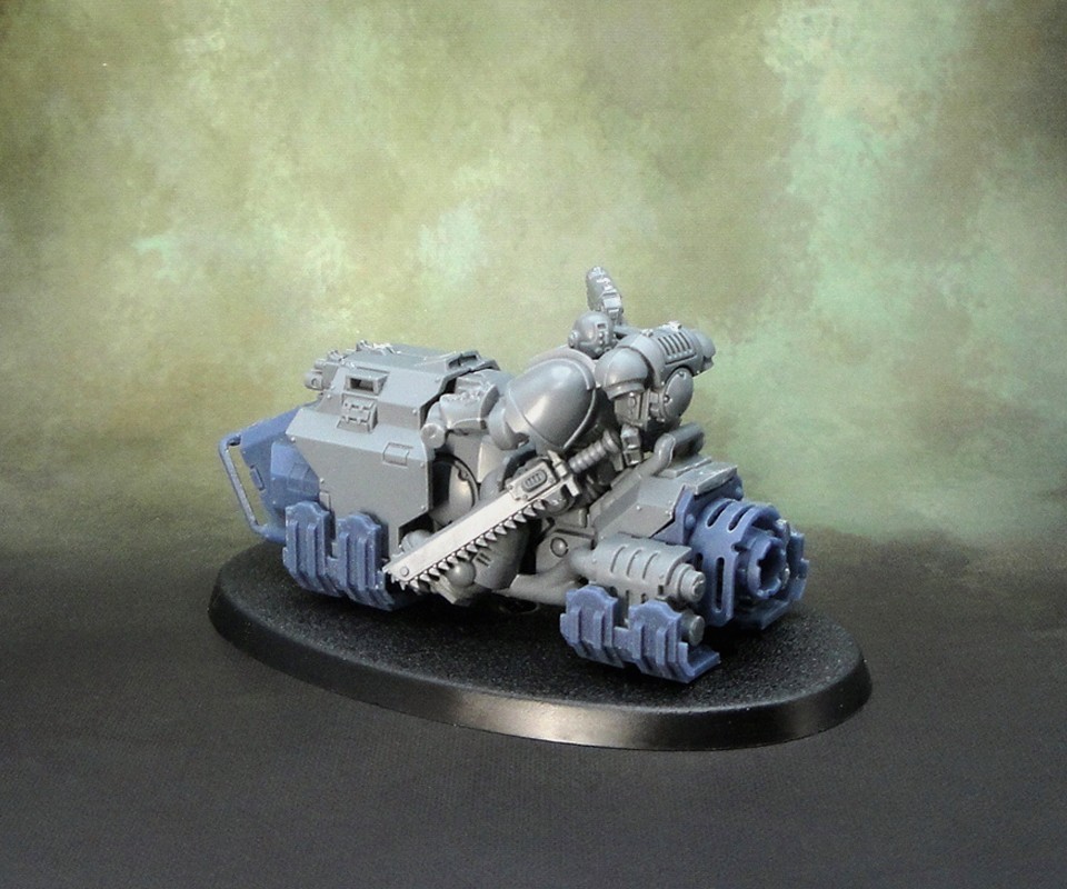 Grav jet bike conversion kit - compatible w 40k Outrider Primaris