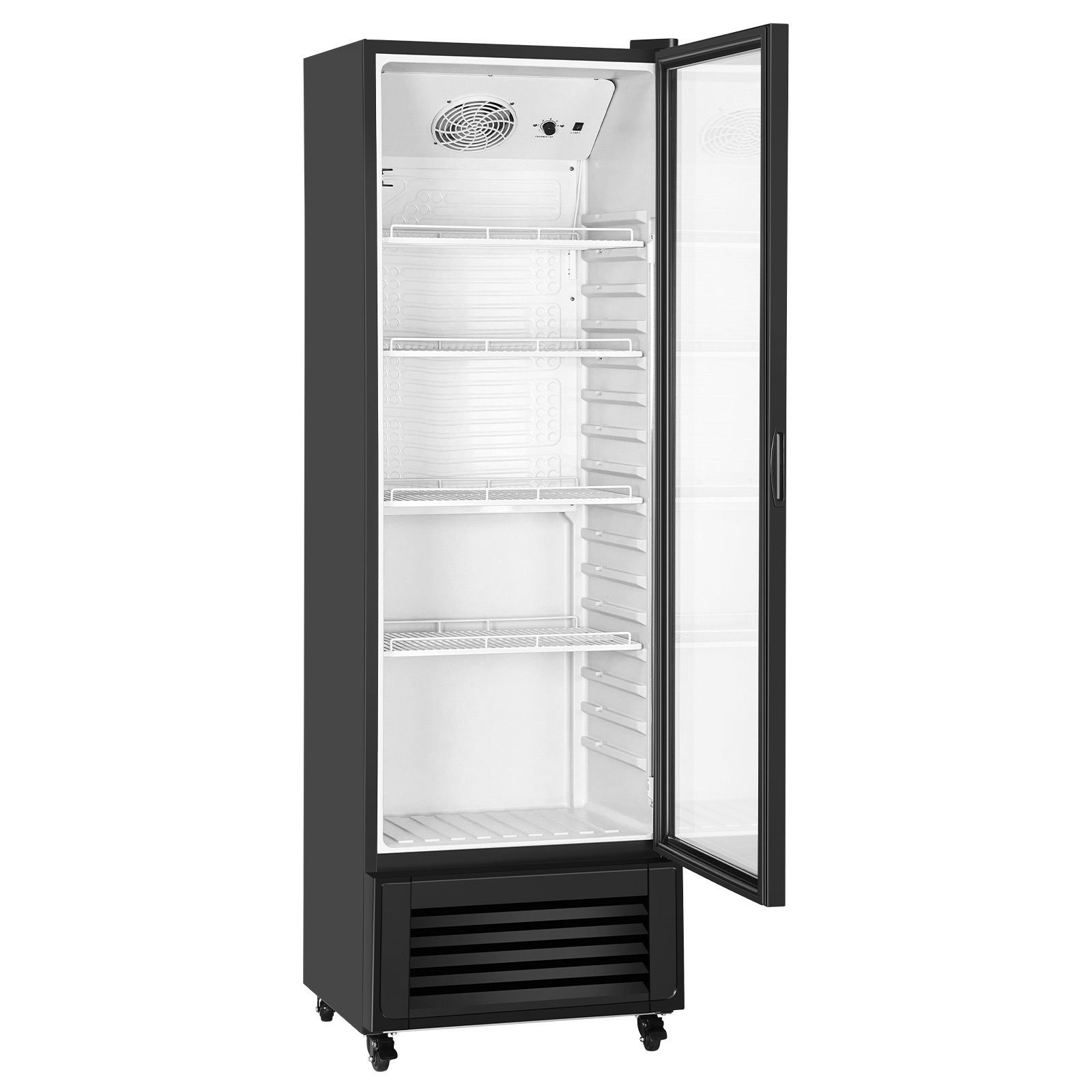 VEVOR Commercial Merchandiser Refrigerator 11.47 CU.FT Glass Door Beverage