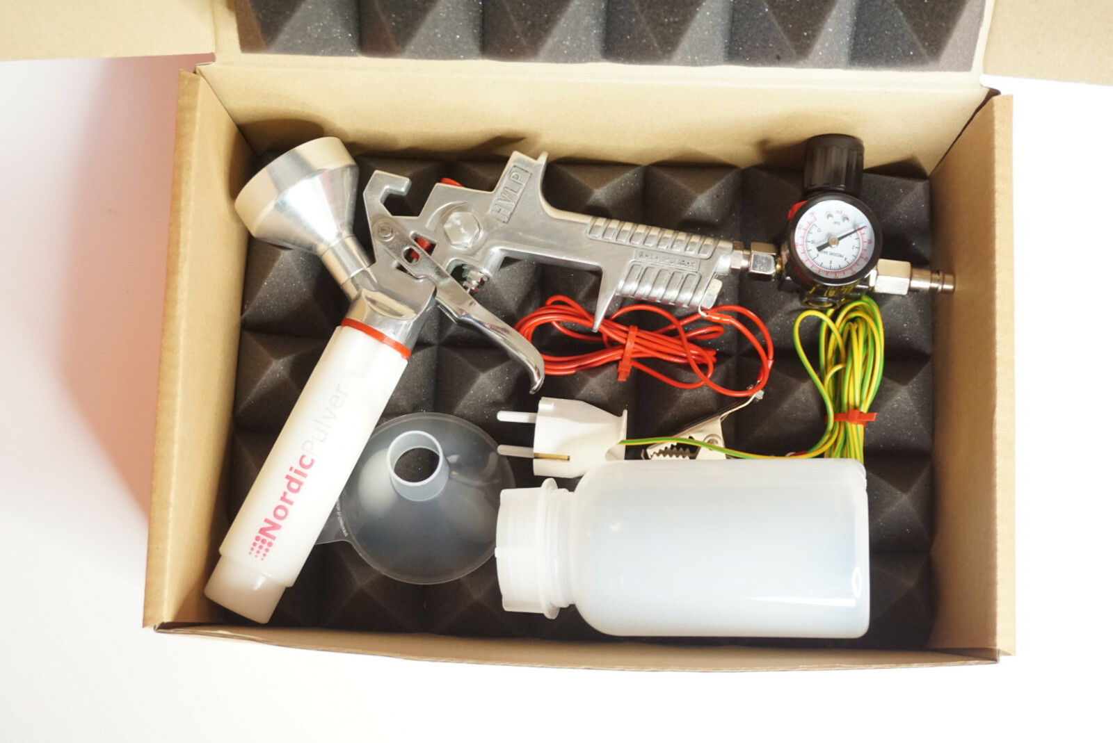 Powder Coating System NordicPulver PRO Powder Paint Spray Gun US plug Tribo