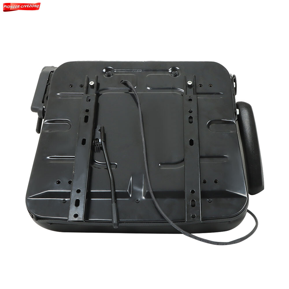 Universal Forklift Seat PVC Tractor Seat Foldable Adjustable Back & Armrest