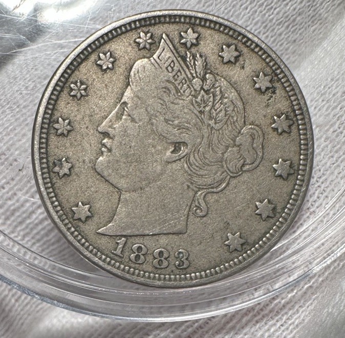 1883 Liberty Nickel  With Cents