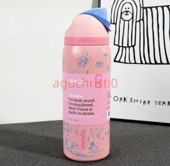 NEW Owala DSG Exclusive FreeSip Insulated Water Bottle Shot to Heart -30OZ