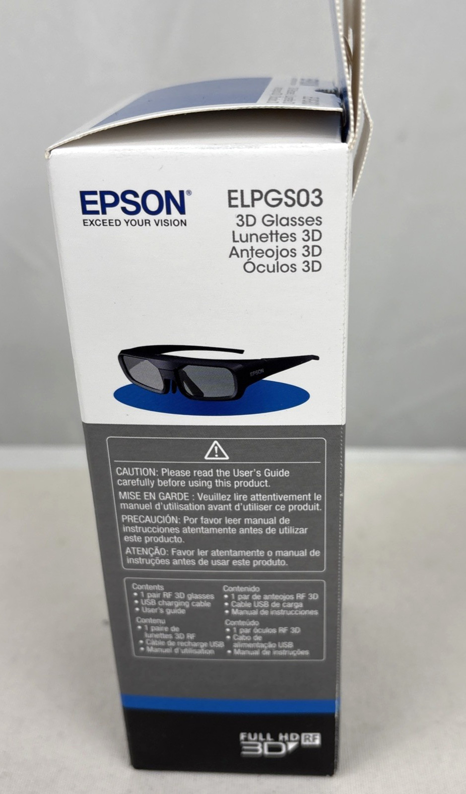 Epson Active 3D Glasses ELPGS03 for Epson RF 3D HD Projectors