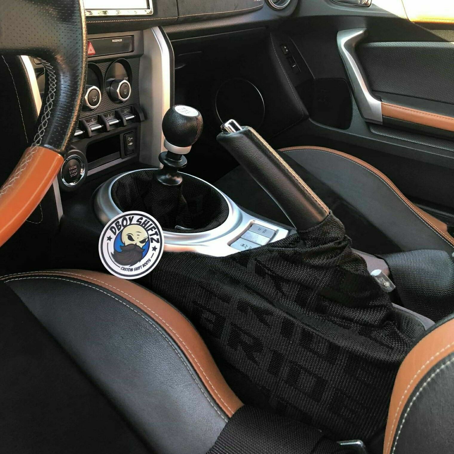 Dboy Shiftz custom Bride / Recaro Shift and Ebrake combo for Scion FRS Toyota 86