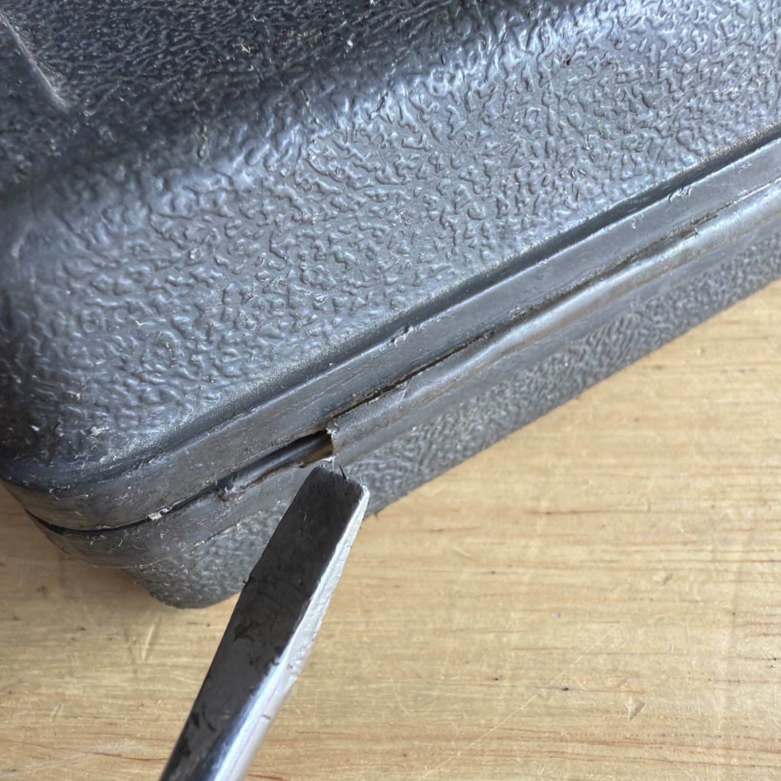 Craftsman Crown Logo Permanex CASE ONLY 1/4" Drive Socket Wrench Set USA READ!