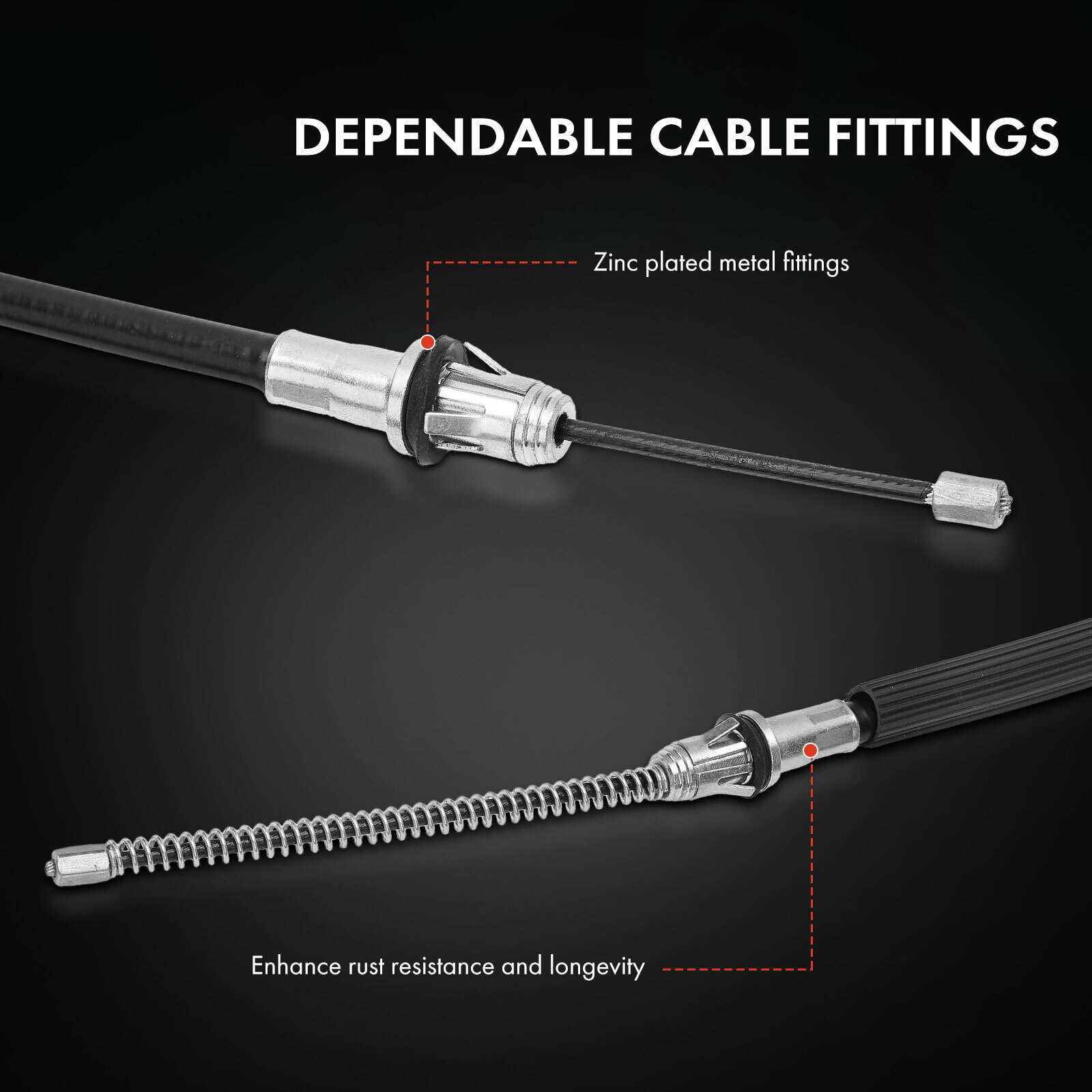 New Rear LH & RH Parking Brake Cable for Ford Ranger 1993-2002 Mazda B2300 B2500