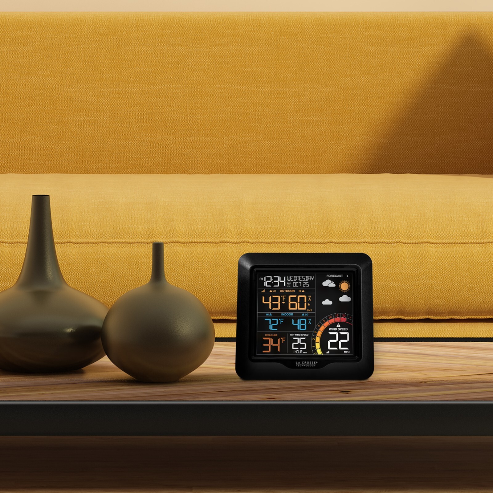 327-1417 La Crosse Technology Professional Color Wind Speed Weather Station