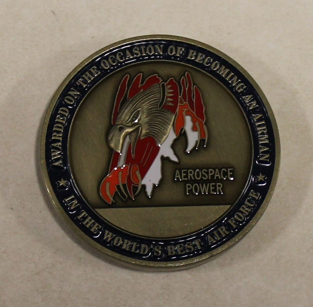 USAF Air Force Original 1999-2008 Airman's Challenge Coin Version 1