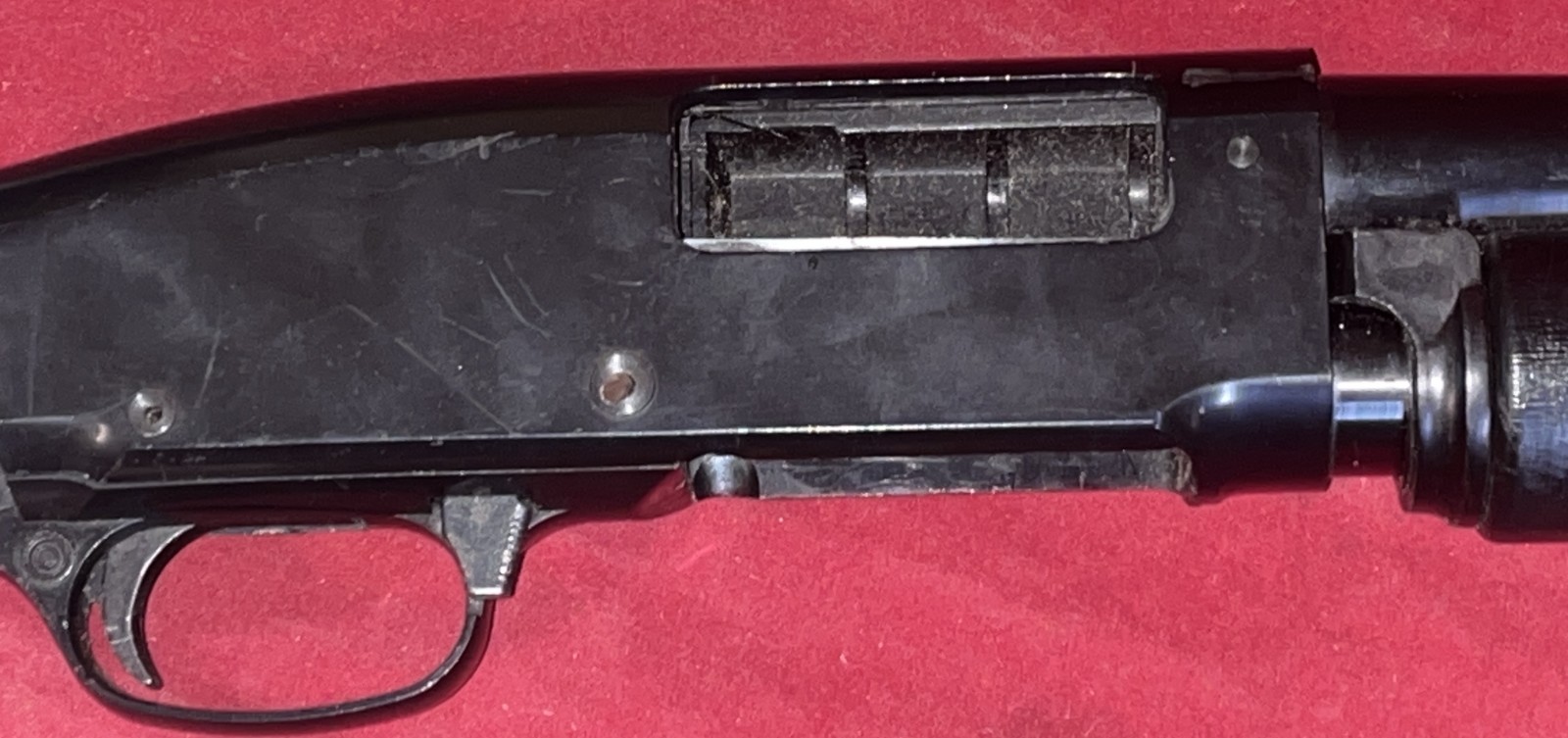 MGC REMINGTON M31-RS2 RIOT SHOTGUN-BARREL + TRIGGER ASSEMBLY+6 NOS SHELLS w/O.B.