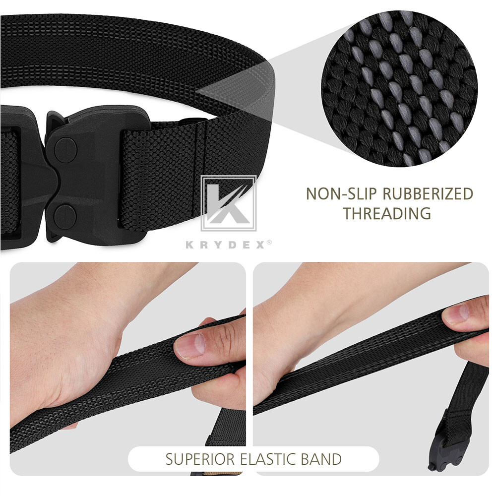 KRYDEX Tactical Thigh Strap Elastic Leg Strap Band for Leg Hanger Drop Holster