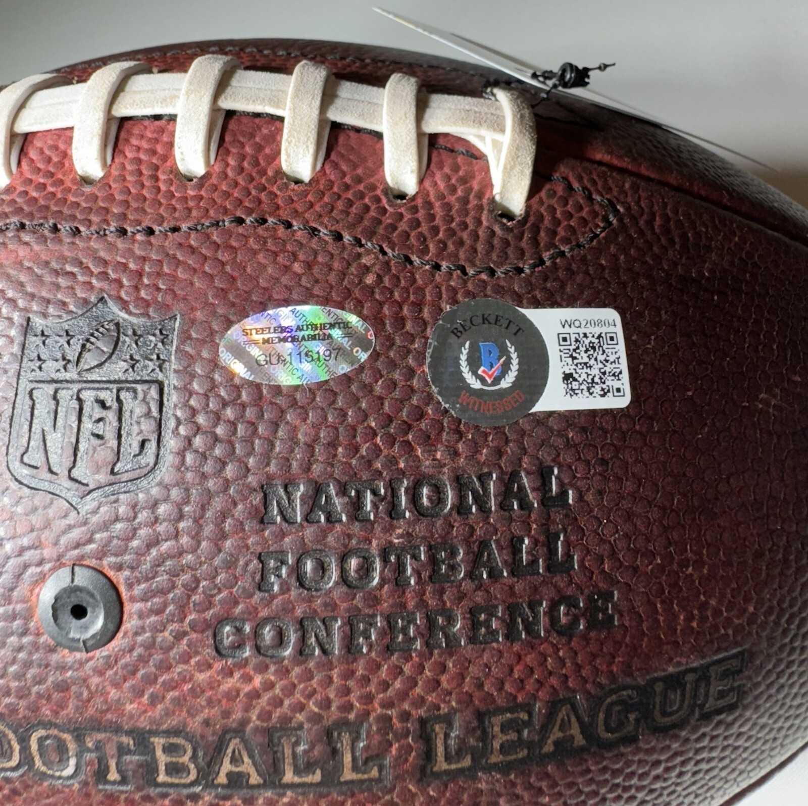 Steelers Game Used Ben Roethlisberger Touchdown TD Pass Football 9/12/21 Bills