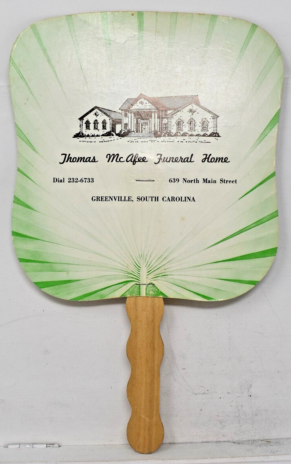 1988 Thomas McAfee Funeral Home 639 North Main Street Greenville South Carolina