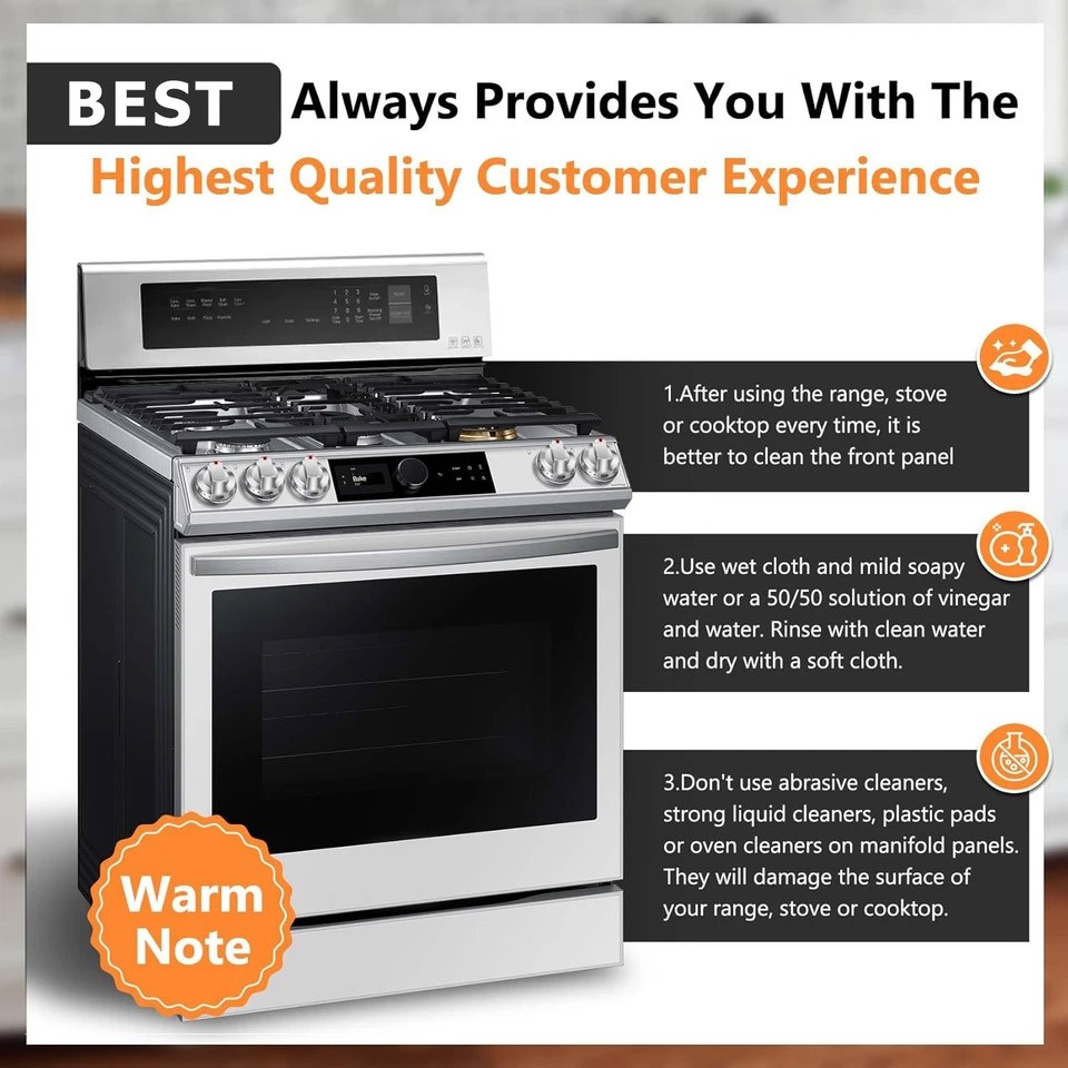 5X Gas Stove Range Knobs Switch DG64-00473A for Samsung Cooktop Oven NX58H5600SS