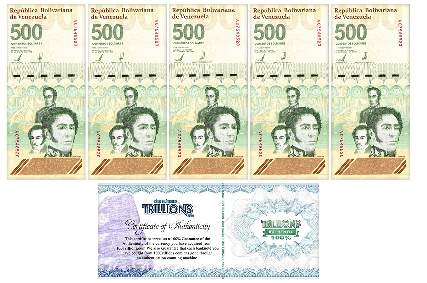 VENEZUELA 500 DIGITALES banknotes 5 2023  2.5 BILLION bolivars USA SELLER CIR