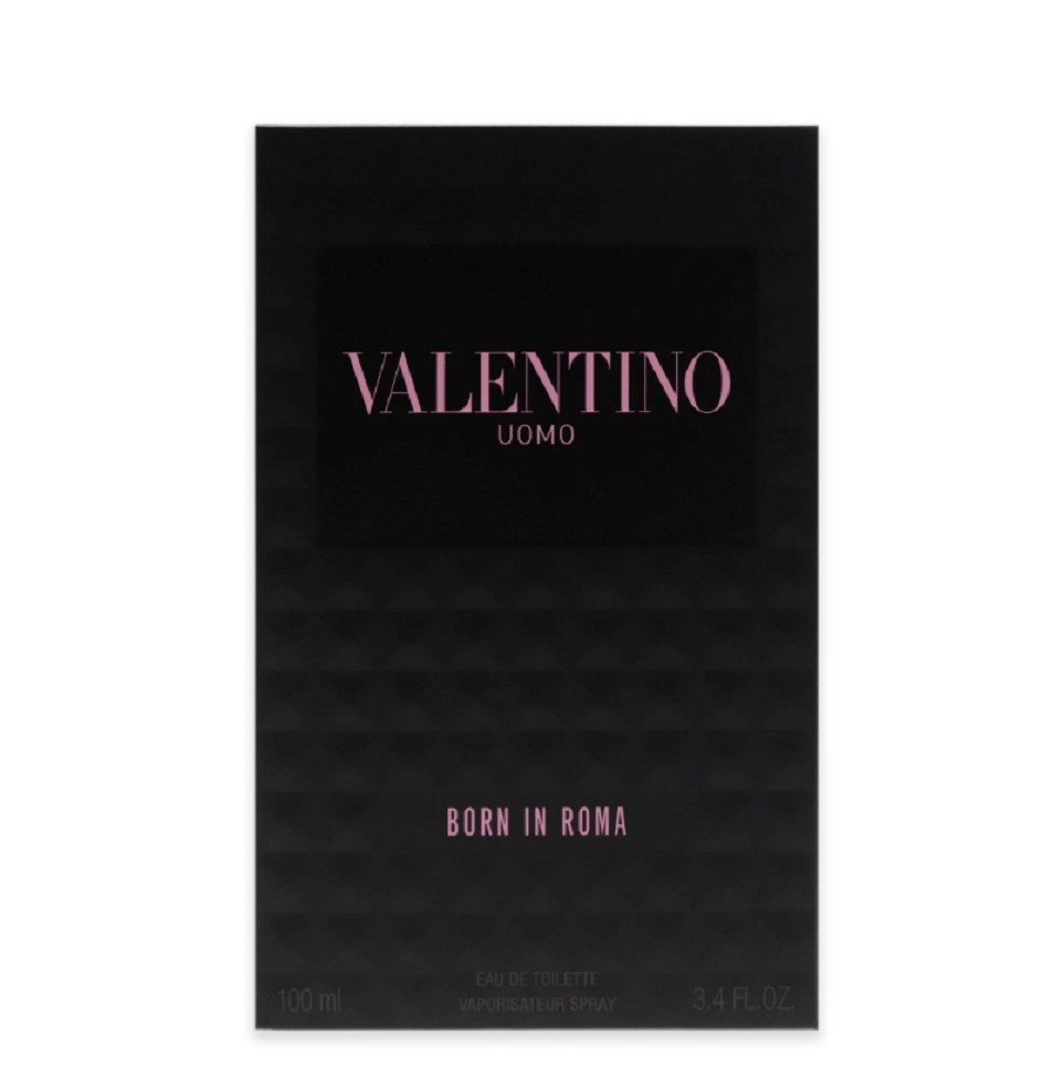 New Valentino Uomo Born In Roma 3.4 oz. Eau de Toilette Spray for Men in Box
