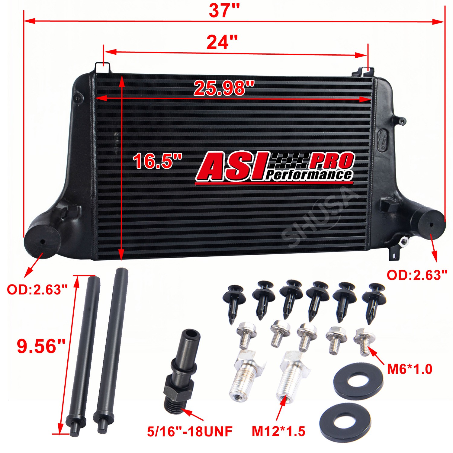 Performance Front Mount Turbo Intercooler fit 2020-2023 Ford Explorer ST 3.0L V6