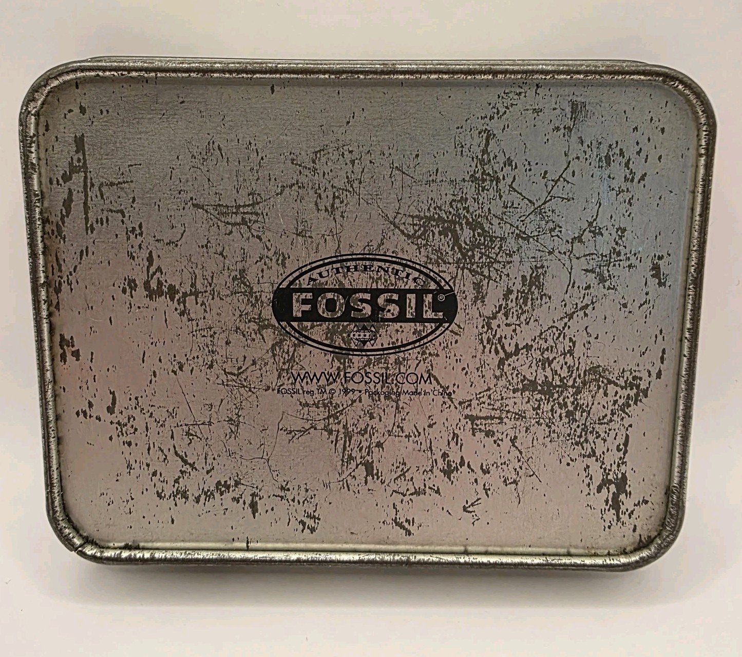 Boot Hill Saloon Fossil Metal Tin 1999 Biker Motorcycle Bar Vintage Daytona