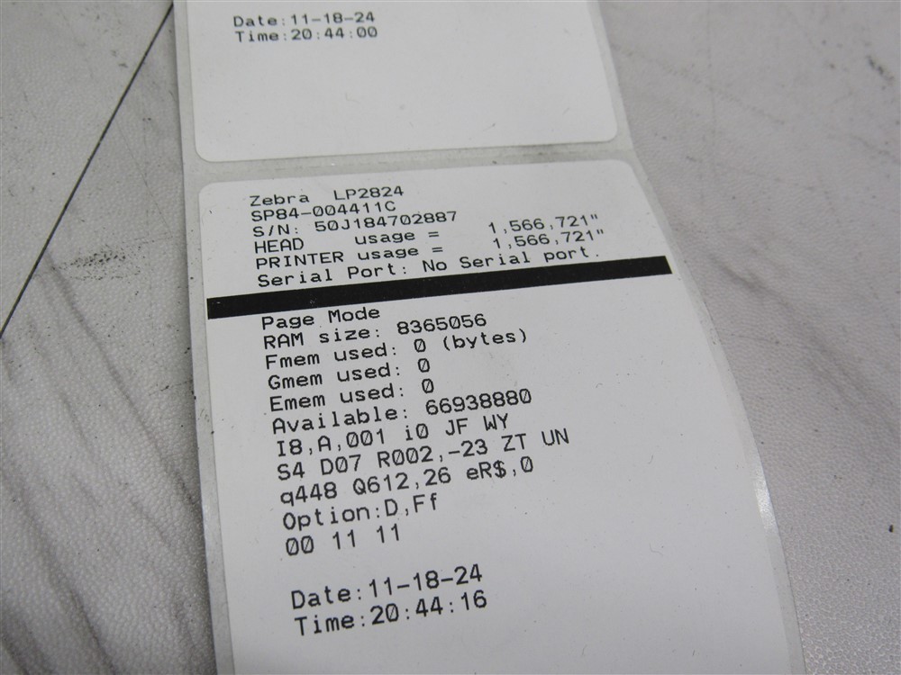 Zebra ZD410 Thermal Label Printer USB LP2824 Software