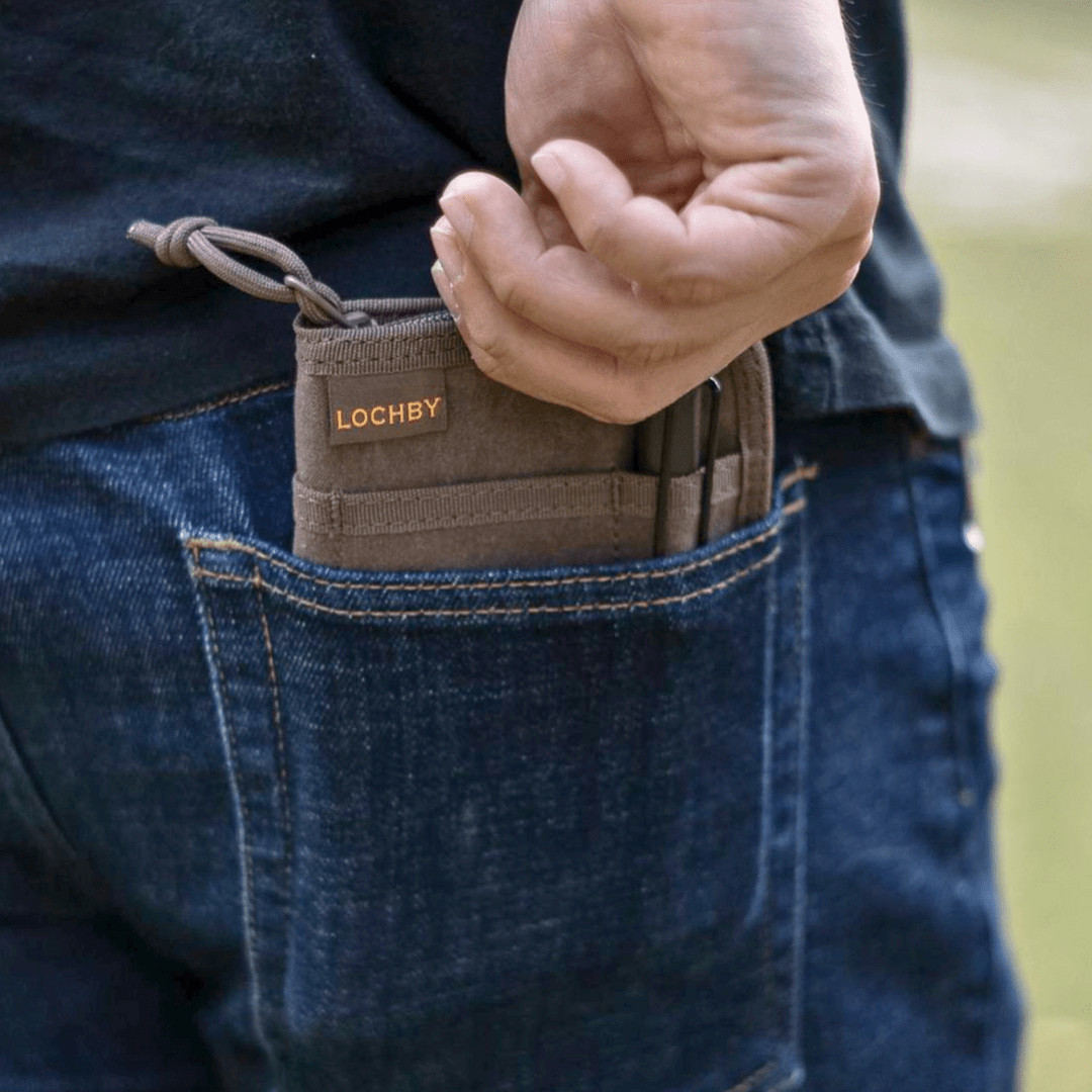 Lochby Pocket Journal Brown Waxed Canvas | Travel Journal Notebook