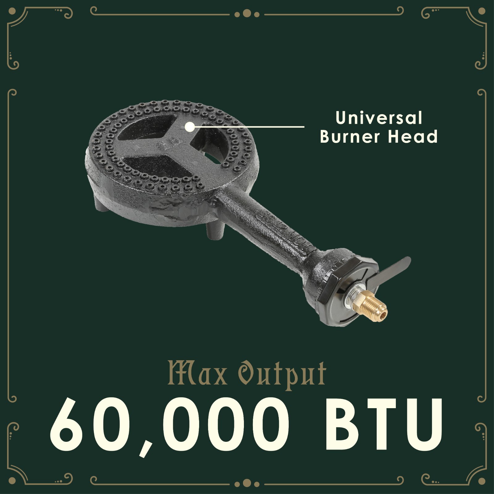 CONCORD 6" High Pressure Banjo Jr Burner Head