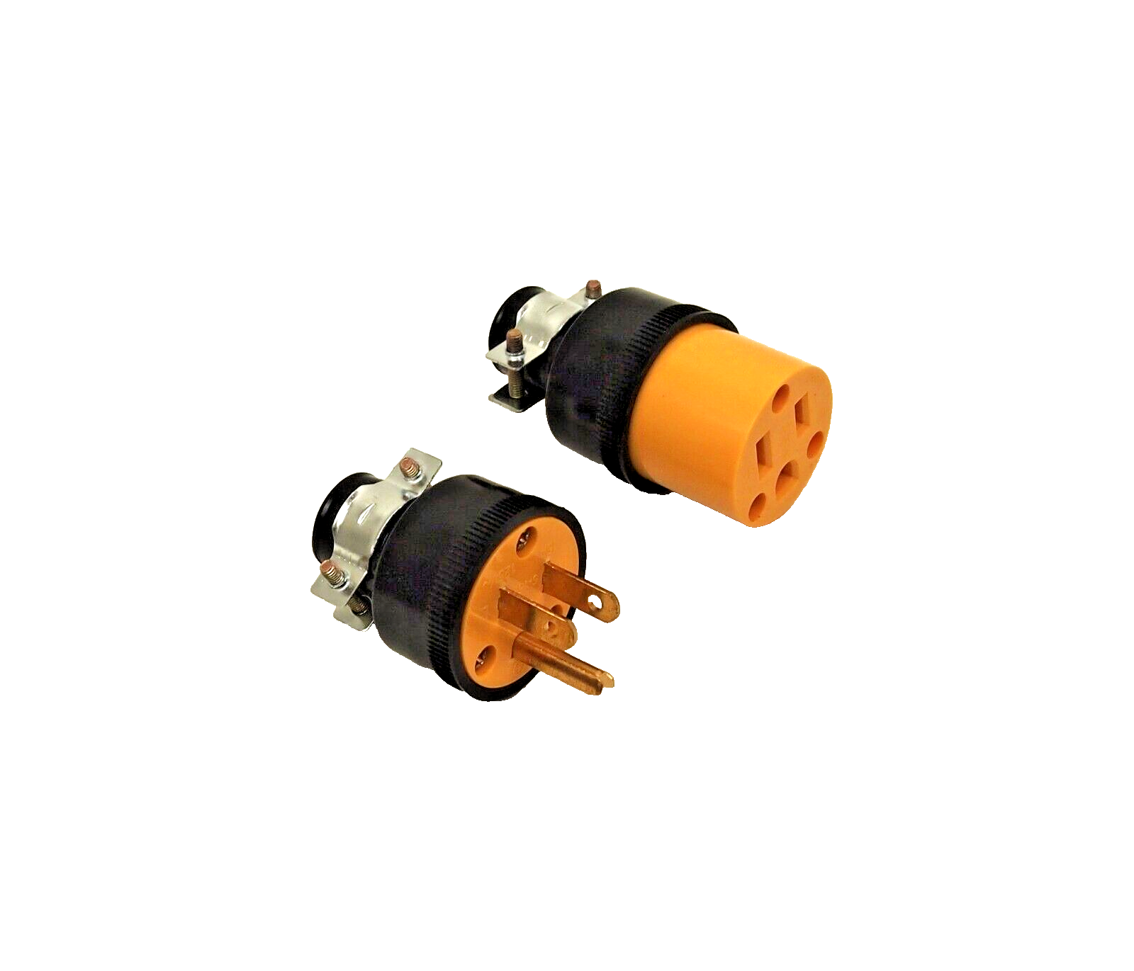 12 Set (24pcs) Female Male 3 Prong Replacement Electrical Plug HD Extension Cord