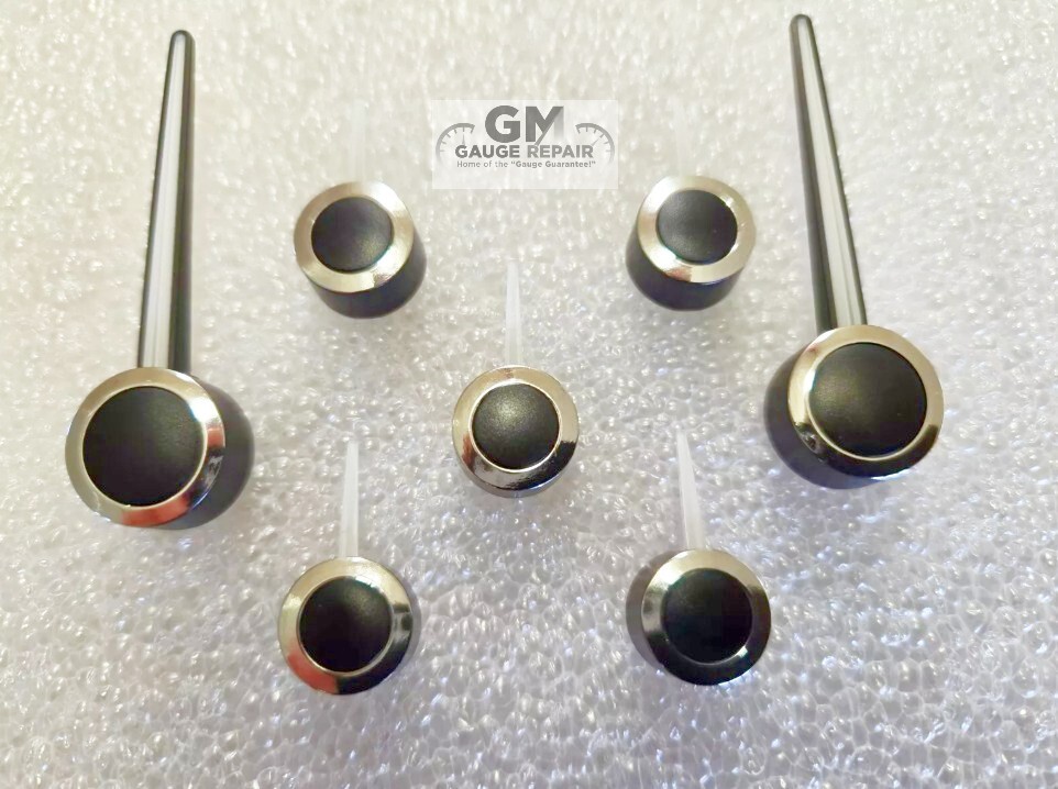 Custom Gauge Cluster Pointer Needle Set for GM 2003 04 05 06 Chrome White Black