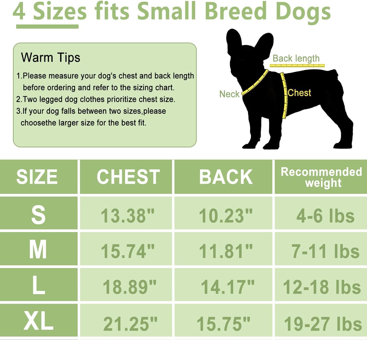 2 Pack Dog Sweater with Leash Ring Winter Warm Pet Sweater Thick Clothes Coat