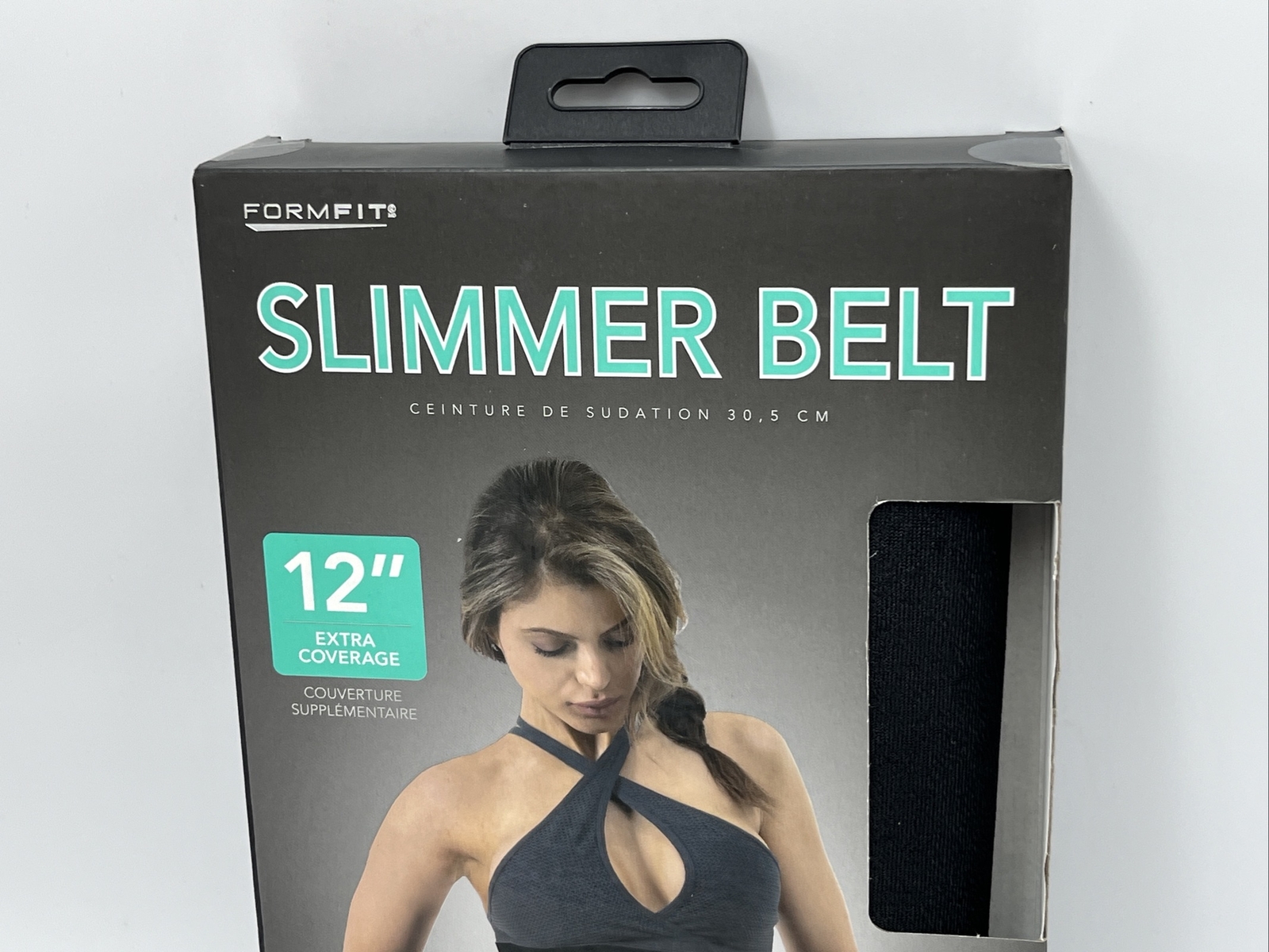 2 PACK FORMFIT 12" Slimmer Band Waist Trainer Tummy Shaper SMSB-1007-BK BLACK 40