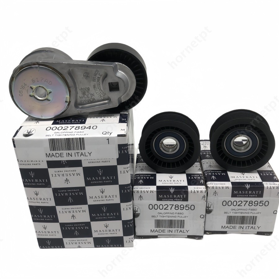 NEW 5pcs Drive Belt Replacement Kit fit Maserati Ghibli Levante Quattroporte