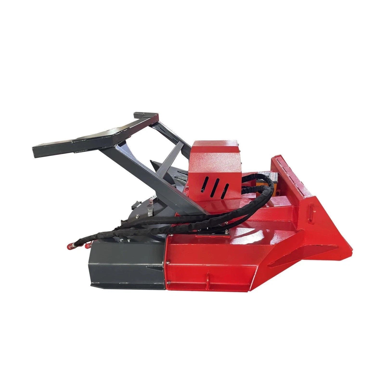 Raytree Forestry Disc Mulcher Shredder Heavy Duty Skid Steer Attachment High Flo