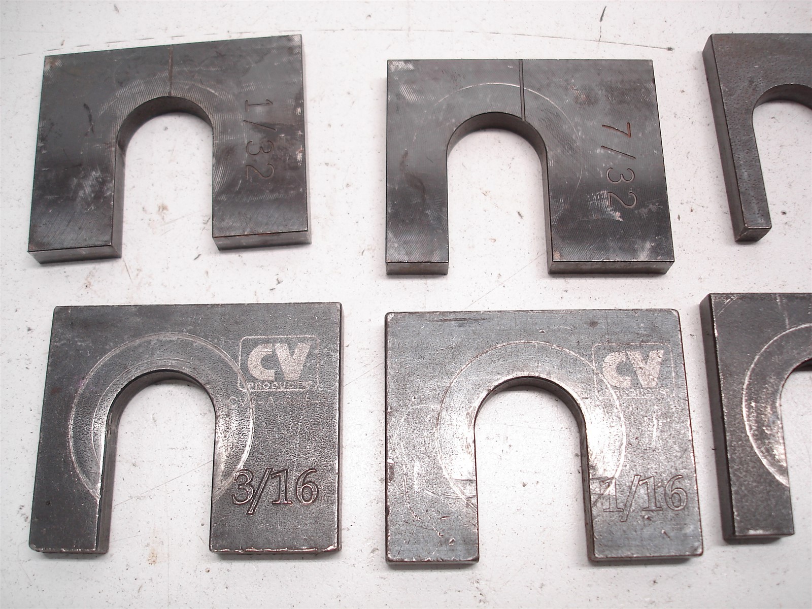 77 NASCAR LOWER CONTROL ARM ECCENTRIC SLUGS & POCKET SLUG PLATES - STEEL & ALUM