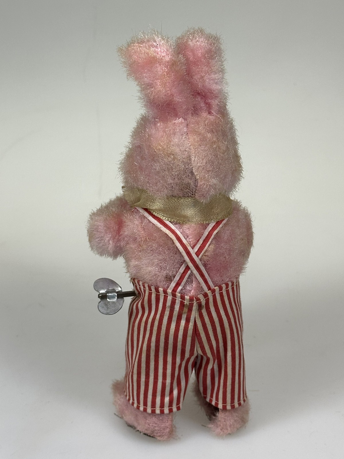 Vintage Japan MECHANICAL Wind Up Cymbals Drumming Easter Bunny Box Works VIDEO