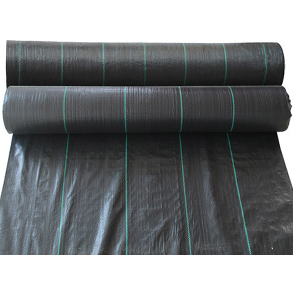 Heavy Duty Woven Ground Weed Cover 3.2 Ounce Landscape Weed Barrier Fabric