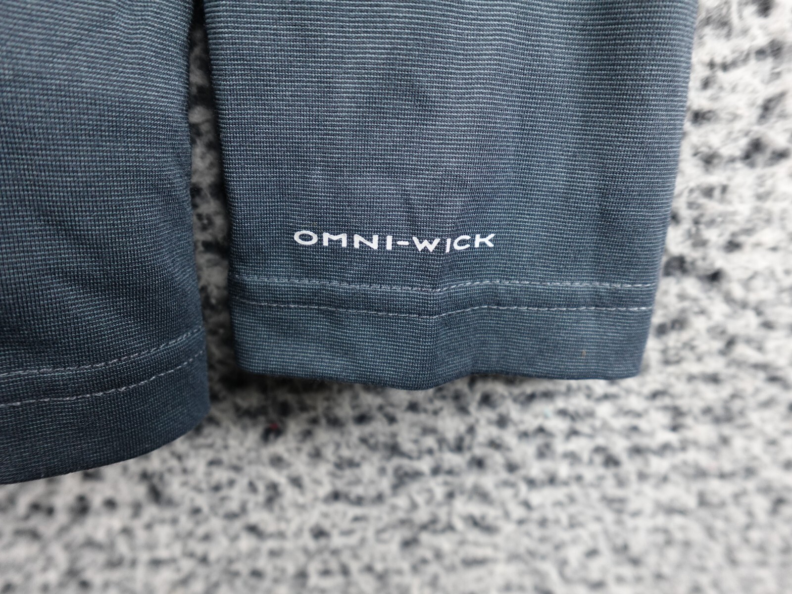 Men's Columbia Mountain Tech 1/2 Zip L/S Shirt Dark Teal Blue Sz XL New With Tag