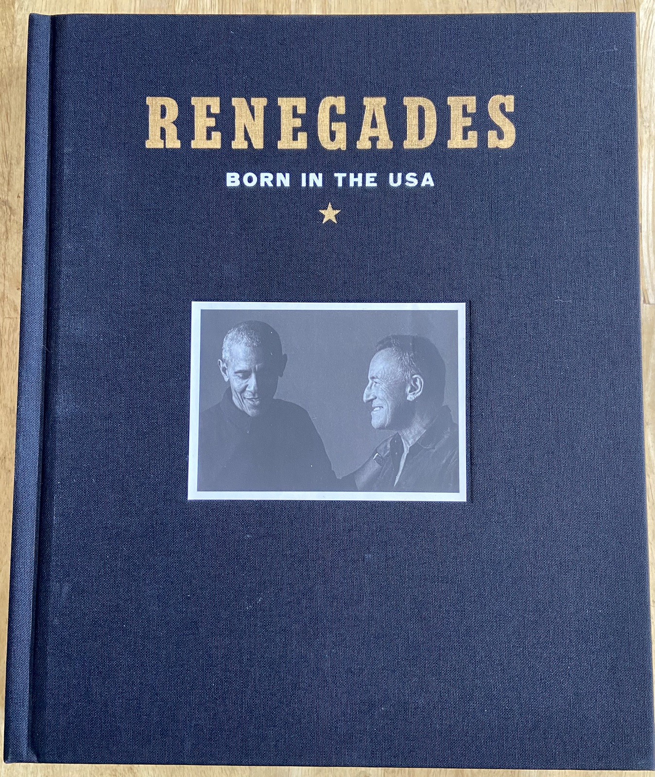 GEM! Bruce Springsteen/Barack Obama Renegades Deluxe Edition DUAL SIGNED Book