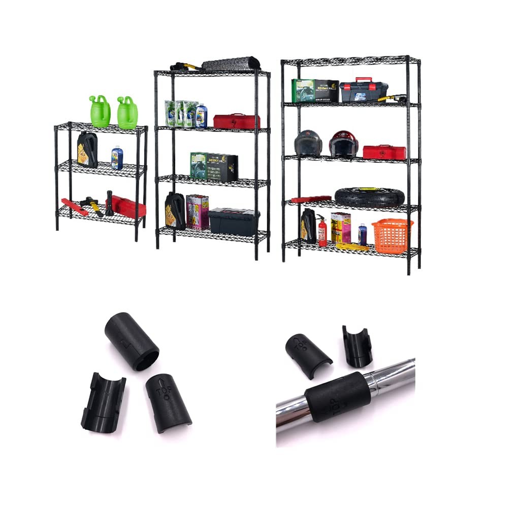 24 Pcs 12 Pairs Wire Shelving Shelf Lock Clips for 3/4 Inch Post - Shelving Slee