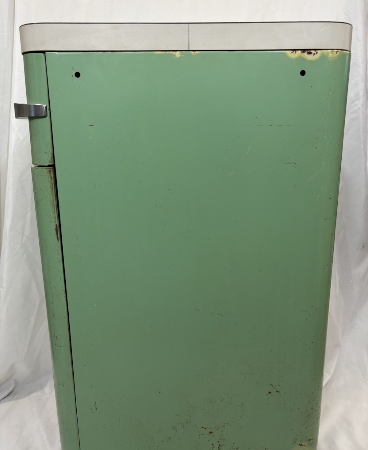 1940s Royal Metal Manufacturing Cabinet Nightstand Norman Bel Geddes Kem Weber