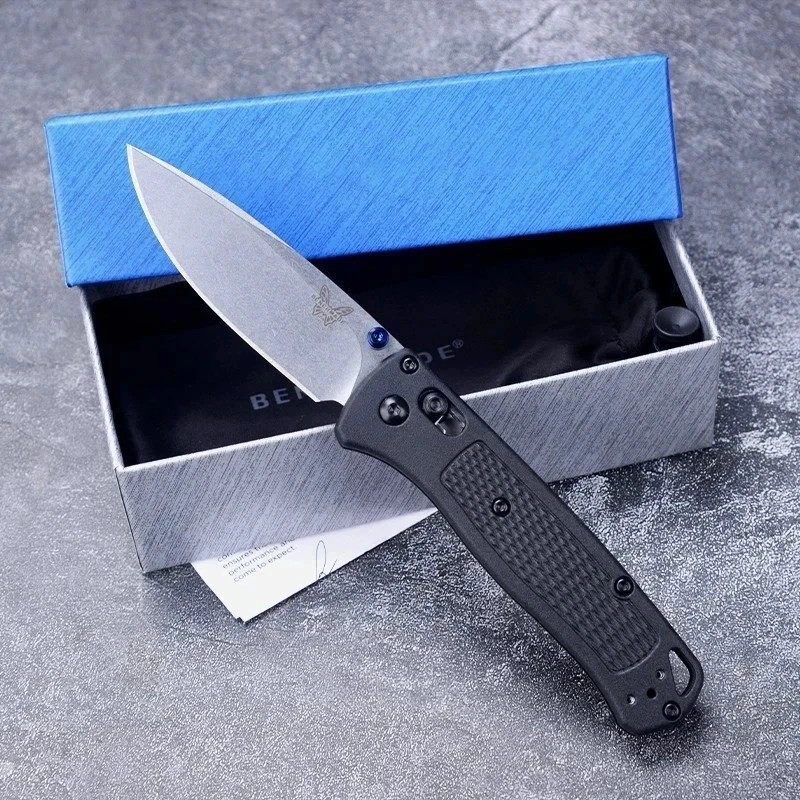 Benchmade - Bugout 535 EDC knife, equipped with black CF-Elite handle USA