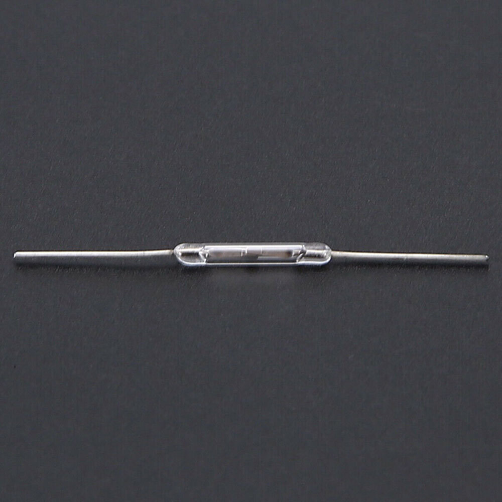 40 X Magnetic Glass Reed Switch 2 x 14 mm Normally Open N/O 2-Pin Low Voltage US