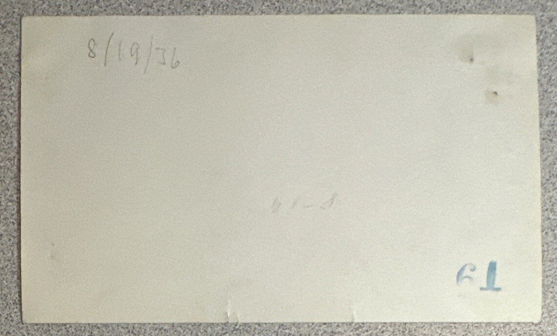 Vintage 1936 4 1/2" x 2 3/4" Original Photo Hindenburg Zeppelin German Airship