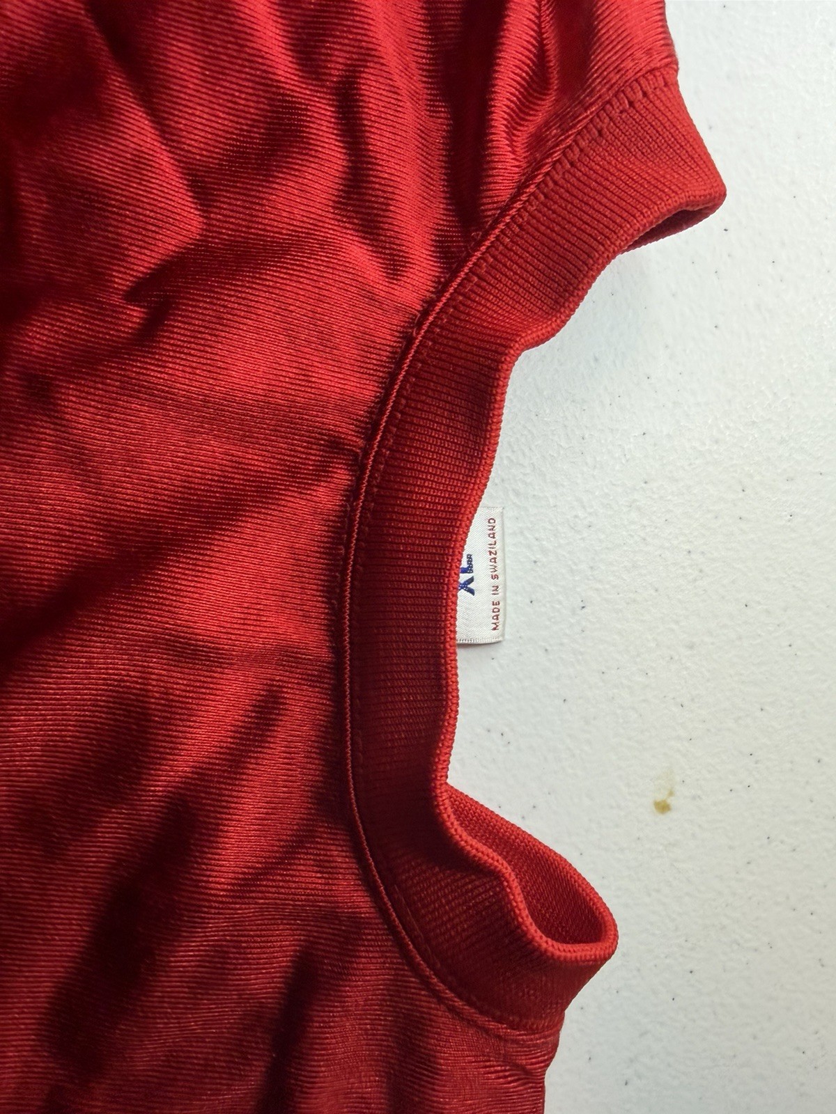 Vintage Russell Athletic Football Practice Jersey #24 Red Mesh XL 90s