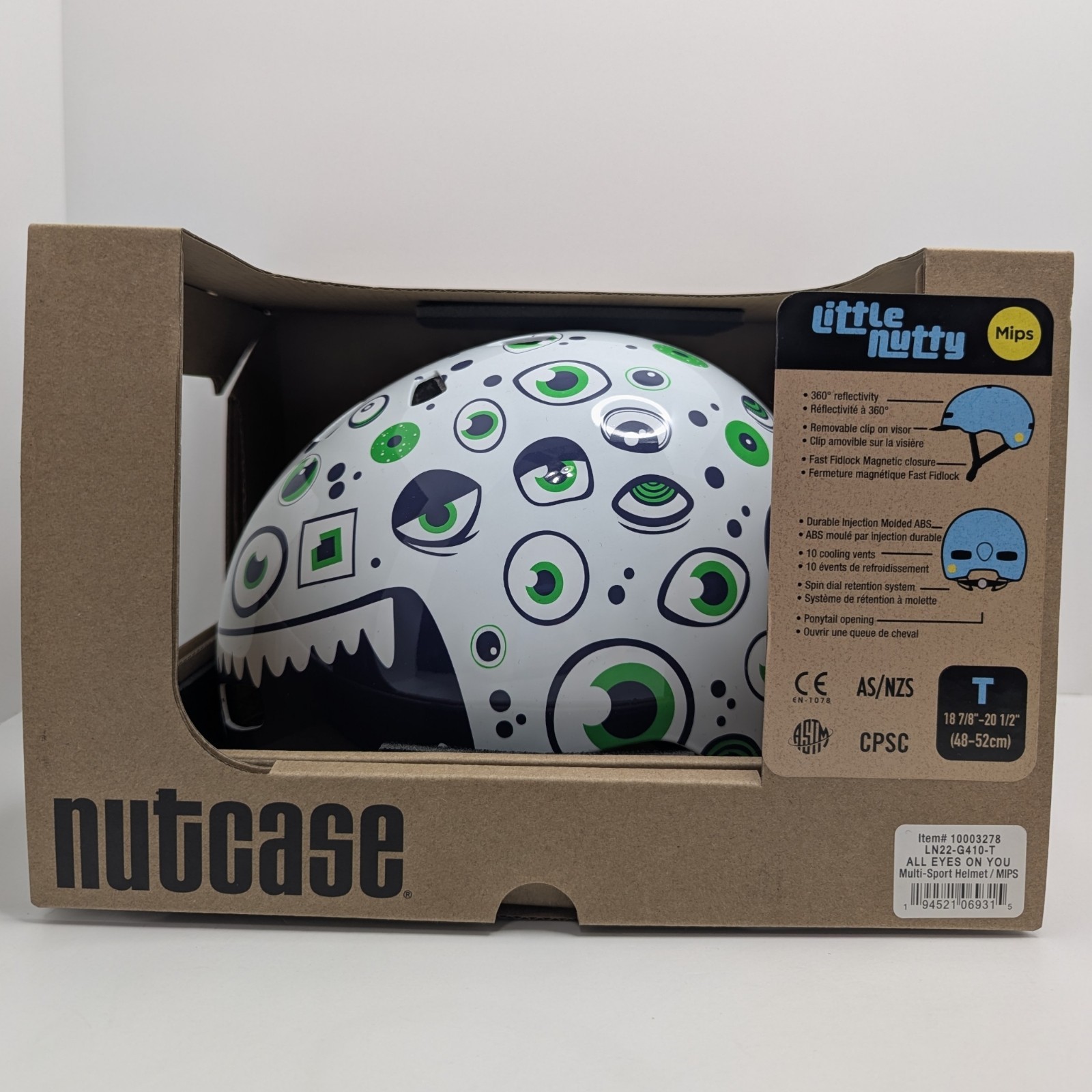 Nutcase Little Nutty Multi-Sport Helmet All Eyes On You Toddler 18 7/8–20.5"