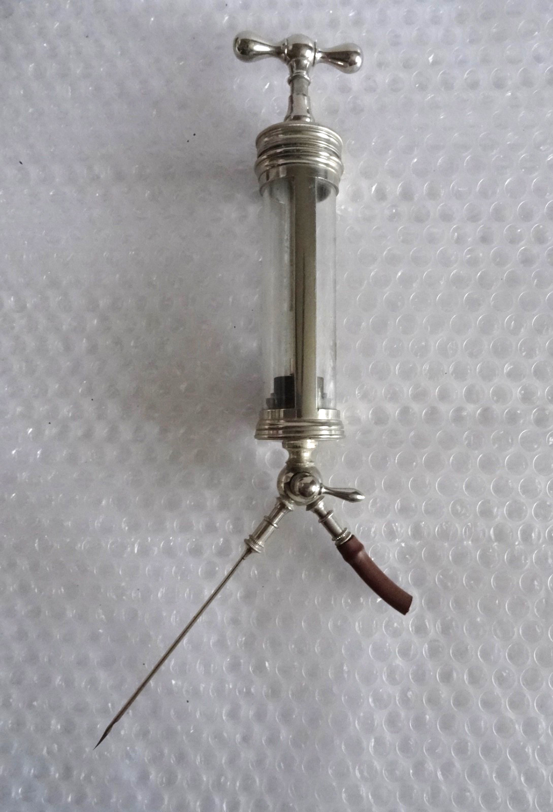 mEDICAL BLOOD TRANSFUSION TOOL W/ CASE J WEISS & SON LONDON ANTIQUE neocurio