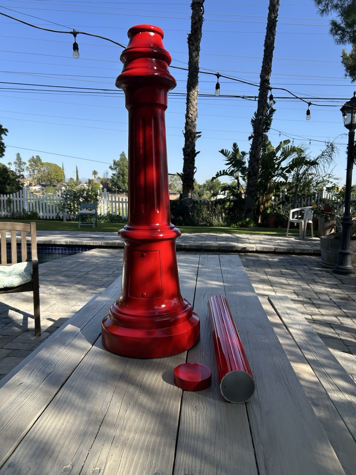 Gamewell Post Pedestal for mounting Fire Alarm Callbox