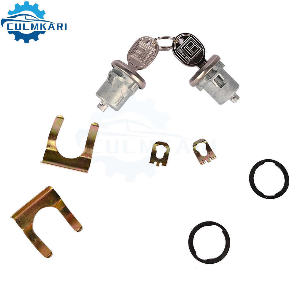 NEW Pair（2）Door Lock Cylinder Set For Chevy Chevrolet GMC Truck SUV Oldsmobile
